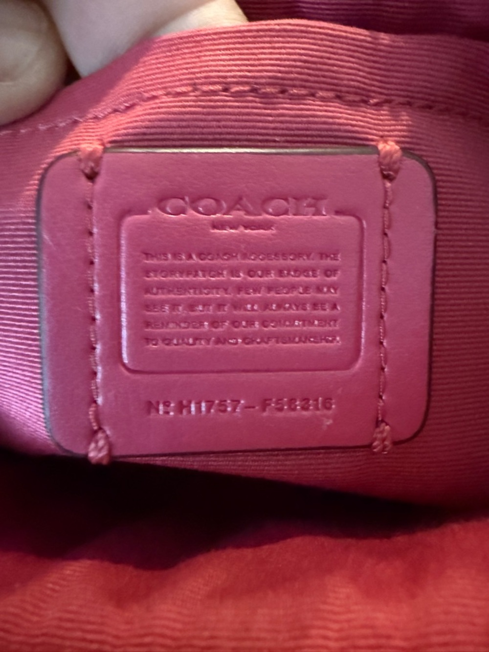 Coach Crossbody With Wallet Set of 2 with Pink Trim - Picture 8 of 16